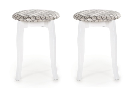 Табурет Рей белый / рио 17 компаньон