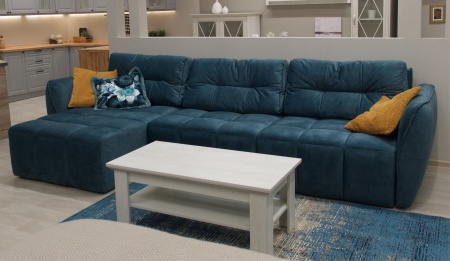 Диван-Кровать ТРЕВИ KENGOO/TEAL (Ш-3500 × В-850 × Г-1690 мм)