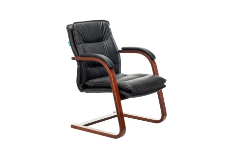 Кресло Бюрократ T-9927WALNUT-AV черное
