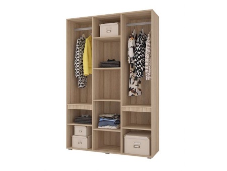 Шкаф 3-х Створчатый Амстердам МДФ (Ш-1350 х В-2030 х Г-466 мм)/Разные Цвета