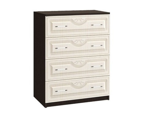 Комод Зара МДФ с 4-мя Выдвижными Ящиками ЗК-03 (0,8х1,055х0,44)/Разные Цвета